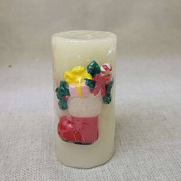 Vintage Set Of Six Christmas Cheer Candles Set ( NEW) - Picture 3 of 10